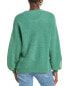 Фото #2 товара Naadam Coastal Balloon Sleeve Crewneck Cashmere Sweater Women's