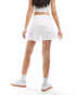 Фото #2 товара Abercrombie & Fitch baggy fit low rise denim shorts in white