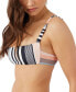 ფოტო #3 პროდუქტის Juniors' Merhaba Stripe Bundoran Bikini Top