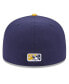 ფოტო #5 პროდუქტის Men's Navy Brooklyn Cyclones Authentic Collection Alternate Logo 59FIFTY Fitted Hat