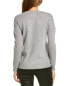 Фото #2 товара Zadig & Voltaire Gaby Heart Strass Wool & Cashmere-Blend Sweater Women's Grey Xs