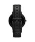 Men's Legacy Black Leather Strap Watch, 42mm