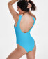 Фото #7 товара Women's Low-Back One-Piece Swimsuit