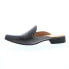 Bed Stu Brenda F392013 Womens Gray Leather Slip On Mule Flats Shoes