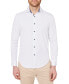 Men's Slim Fit Non-Iron Solid Performance Stretch Button-Down Shirt