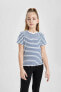 Kız Çocuk T-shirt B6692a8/be314 Blue