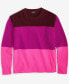 Фото #3 товара Women's 100% Cashmere Colorblocked Rib-Knit Sweater, Created for Macy's