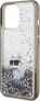 Karl Lagerfeld Karl Lagerfeld KLHCP13XLKCNSK iPhone 13 Pro Max 6.7" transparent hardcase Liquid Glitter Choupette