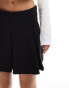 Фото #9 товара ASOS DESIGN pleated mini skirt in black - BLACK