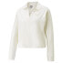 Puma Power Better Long Sleeve Polo Shirt Womens Off White Casual 67330299