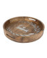 Фото #5 товара Heritage Collection Monogram Mango Wood Round Tray