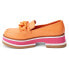 Фото #3 товара COCONUTS by Matisse Madison Slip On Platform Loafers Womens Orange MADISON-853
