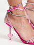 Фото #3 товара Steve Madden Vibrancy sandals in bright pink