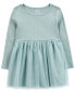 Фото #6 товара Baby Tutu Long-Sleeve Jersey Dress 12M