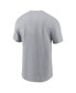 ფოტო #2 პროდუქტის Men's Gray Detroit Lions 2023 NFL Playoffs Iconic T-shirt