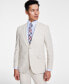 Men's Slim-Fit Stretch Linen Solid Suit