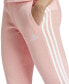 ფოტო #3 პროდუქტის Women's 3-Stripe Cotton Fleece Sweatpant Jogger