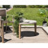 Фото #3 товара Садовый стол Macabane из бетона с низкими ножками из акациевого дерева