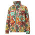 Puma Liberty X Floral Woven Full Zip Jacket Womens Size S Casual Athletic Outer