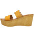 Фото #3 товара Matisse Charlie Platform Womens Yellow Casual Sandals CHARLIE-854