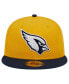 Фото #2 товара Men's Gold, Navy Arizona Cardinals 2-Tone Color Pack 9FIFTY Snapback Hat