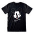 ფოტო #1 პროდუქტის HEROES Official Disney Mickey Mouse And Friends Mickey Face short sleeve T-shirt