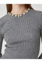 Фото #5 товара Свитер Koton Ribbed Pearl Knit