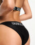 Фото #2 товара Calvin Klein intense power rib string side tie bikini bottom in black