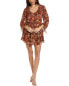 Lost + Wander Terracotta Bloom Mini Dress Women's