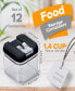 Фото #7 товара 12 Piece Food Storage Containers, 0.5 Liter