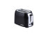 Better Chef - 2-Slice Extra-Wide-Slot Toaster - Black with stainless steel accen