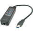 Фото #1 товара Lindy USB 3.1 Hub & Gigabit Ethernet