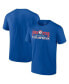ფოტო #1 პროდუქტის Men's Royal Texas Rangers 2023 World Series Champions Hitting Streak T-shirt