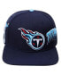 Фото #2 товара Men's Navy Tennessee Titans Hometown Snapback Hat