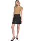 ფოტო #5 პროდუქტის Karl Lagerfeld Women's Trapunto-Stitch Mini Skirt