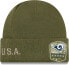 Фото #4 товара New Era Los Angeles Rams Beanie On Field 2019 Salute to Service Knit