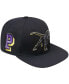 Фото #2 товара Men's Black Prairie View A&M Panthers Arch Over Logo Evergreen Snapback Hat