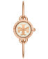 ფოტო #4 პროდუქტის Women's The Miller Rose Gold-Tone Stainless Steel Bangle Bracelet Watch 27mm Set