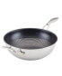 Фото #1 товара Clad Stainless Steel 12.5" Induction Stir Fry Pan