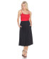 Flared Midi Skirt with Pockets