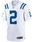 Фото #3 товара Men's Carson Wentz White Indianapolis Colts Game Jersey