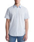 Men's Slim-Fit Stretch Stripe Button-Down Shirt