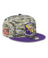 Фото #1 товара Men's Camo, Purple Minnesota Vikings 2023 Salute To Service 9FIFTY Snapback Hat