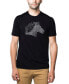 Фото #1 товара Men's Premium Word Art T-shirt - Horse Mane