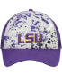 Фото #3 товара Men's Gray, Purple LSU Tigers Love Fern Trucker Snapback Hat