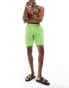 Фото #3 товара adidas Performance solid CLX classic-swim shorts in green