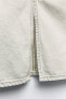 Фото #9 товара Джинсовая юбка trf с поясом ZARA