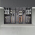 Фото #2 товара Органайзер для ящика Emuca Orderbox, 100x470мм, сталь и дерево, антрацитово-серый