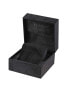 Фото #8 товара Наручные часы American Exchange Men's Black Leather Strap Watch 44mm Gift Set.