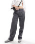 Фото #2 товара Mango pleat front tailored trouser in grey